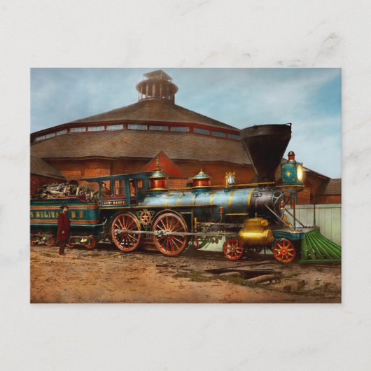 Carte Postale Train - Guerre civile - Général Haupt 1863 (Devant)