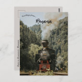 Carte Postale Train in Maramureș Romania (Devant / Derrière)