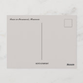 Carte Postale Train in Maramureș Romania (Dos)