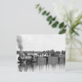 Carte Postale Train inondé, 1904 (Debout devant)