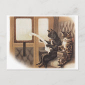 Carte Postale Train Kitty (Devant)