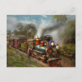 Carte Postale Train - Le chemin de fer céleste 1896 (Devant)