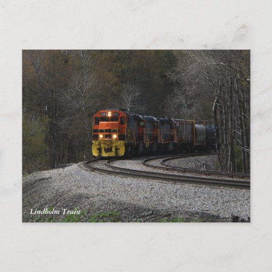 Carte Postale Train Lindholm (Devant)