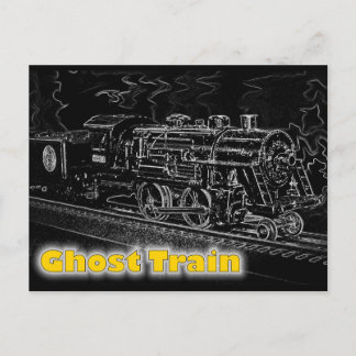 Carte Postale Train modèle à échelle O - Ghost