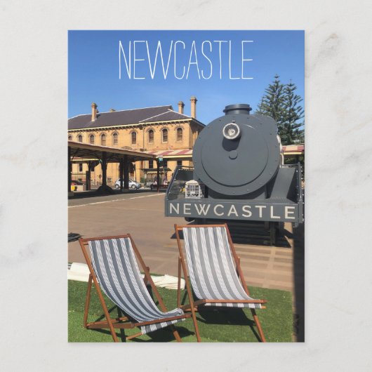 Carte Postale train newcastle (Devant)