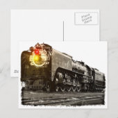 Carte Postale Train noir 8444 (Devant / Derrière)