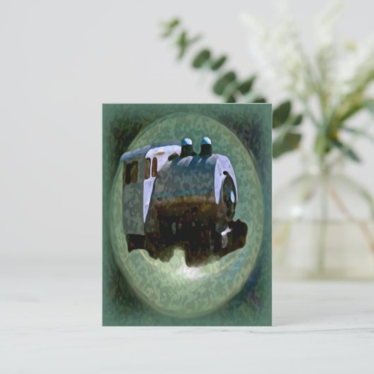 Carte Postale Train Push (Debout devant)