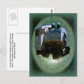 Carte Postale Train Push (Devant / Derrière)