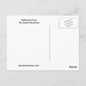 Carte Postale Train reflété (Dos)