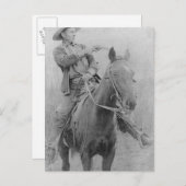 Carte Postale Train Robber Will "Dixon" Roberts (Devant / Derrière)