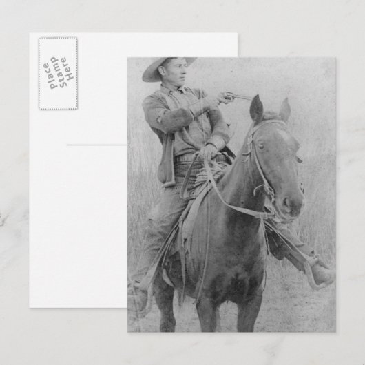 Carte Postale Train Robber Will "Dixon" Roberts (Devant / Derrière)