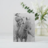 Carte Postale Train Robber Will "Dixon" Roberts (Debout devant)