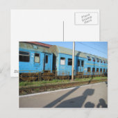 Carte Postale Train roumain (Devant / Derrière)