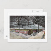 Carte Postale Train Shed à Union Station (Devant / Derrière)