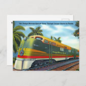 Carte Postale Train Spécial Fleur d'Orange de Floride édition 19 (Devant / Derrière)