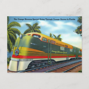 Carte Postale Train Spécial Fleur d'Orange de Floride édition 19