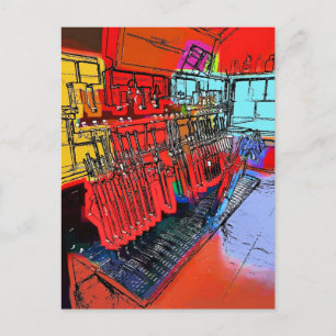 CARTE POSTALE TRAIN STATIONS