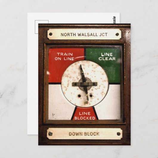 CARTE POSTALE TRAIN STATIONS (Devant / Derrière)