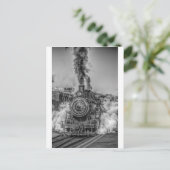 Carte Postale Train Steam Railroad Steampunk Engine Destinée (Debout devant)
