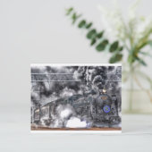 Carte Postale Train Steam Railroad Steampunk Engine Destinée (Debout devant)