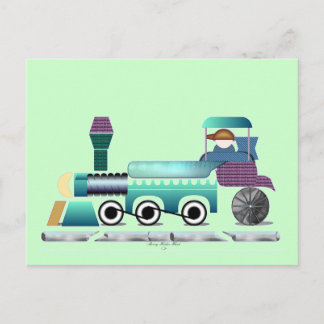 Carte postale Train Toot