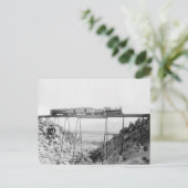 Carte Postale Train traversant un pont élevé, 1890 (Debout devant)