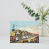 Carte Postale Train vintage d'alcool (Debout devant)