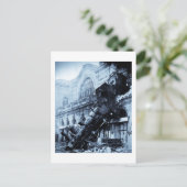 Carte Postale Train Wreck à Montparnasse, 22 octobre 1895 (Debout devant)