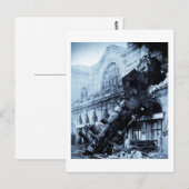 Carte Postale Train Wreck à Montparnasse, 22 octobre 1895 (Devant / Derrière)
