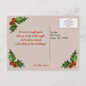 Carte postale Train Wreck Holiday (Dos)