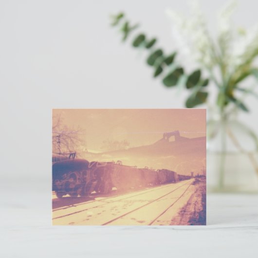 Carte Postale Train Yard (Debout devant)