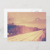 Carte Postale Train Yard (Devant / Derrière)