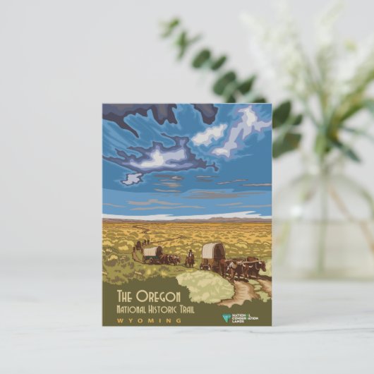 Carte Postale Traînée de l'Orégon (Debout devant)