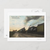 Carte Postale Trains #4 et #5 Passage (Devant / Derrière)