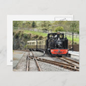 CARTE POSTALE TRAINS À VAPEUR (Devant / Derrière)