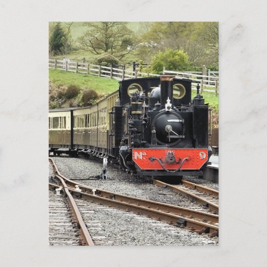 CARTE POSTALE TRAINS À VAPEUR (Devant)