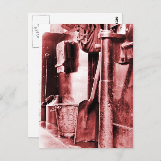 CARTE POSTALE TRAINS À VAPEUR (Devant / Derrière)