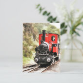 CARTE POSTALE TRAINS À VAPEUR (Debout devant)