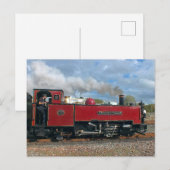 CARTE POSTALE TRAINS À VAPEUR (Devant / Derrière)