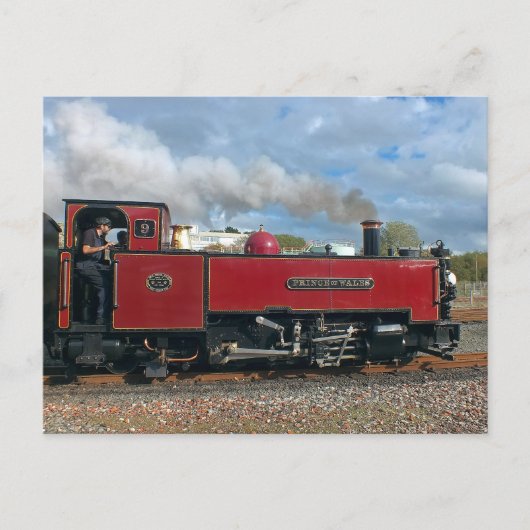 CARTE POSTALE TRAINS À VAPEUR (Devant)