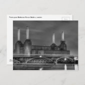 Carte Postale Trains de Battersea Power Station, Londres (Devant / Derrière)