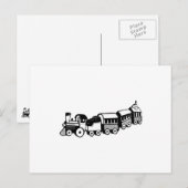 Carte Postale Trains de jouets (Devant / Derrière)