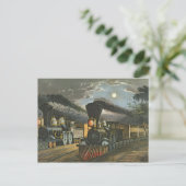 Carte Postale Trains de l'Express de la foudre, 1863 (Debout devant)