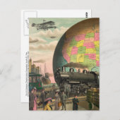 Carte Postale Trains, plans et tout le reste (Devant / Derrière)