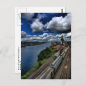 Carte Postale Trains sur la Willamette (Devant / Derrière)