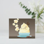 Carte Postale Traitement de la crème glacée (Debout devant)