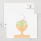 Carte Postale Traitement par concombre (Devant / Derrière)