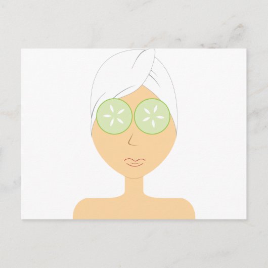 Carte Postale Traitement par concombre (Devant)