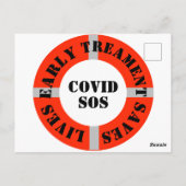 Carte postale : Traitement précoce sauve des vies (Dos)