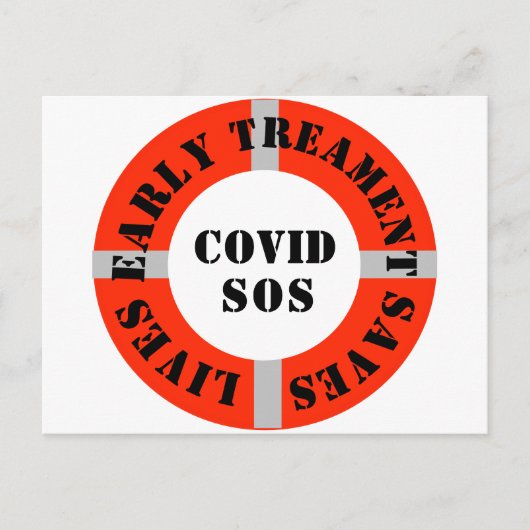 Carte postale : Traitement précoce sauve des vies (Devant)